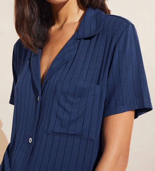 Eberjey - Gisele Rib Relaxed Short Pajama Set