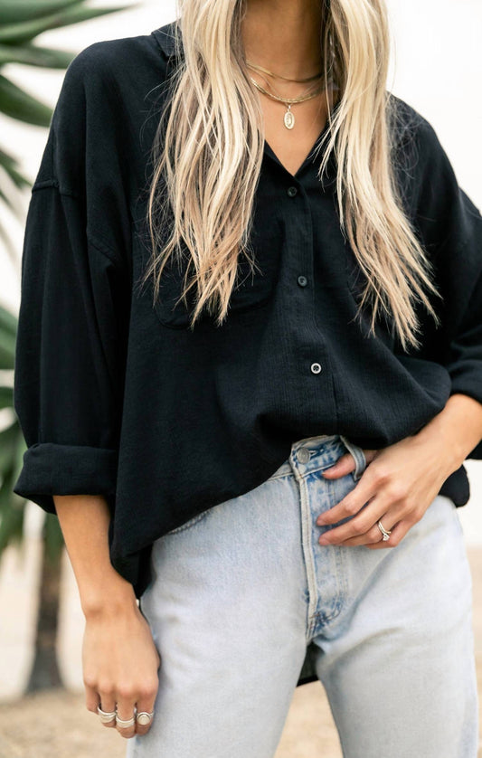 Z Supply - Lalo Gauze Button Up Top