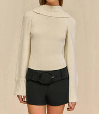 Cult Gaia - Milika Mock Neck Sweater
