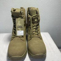 Free Soldier Men's Tactical Lace-up Desert Boots in tan - men's boots - alternate view