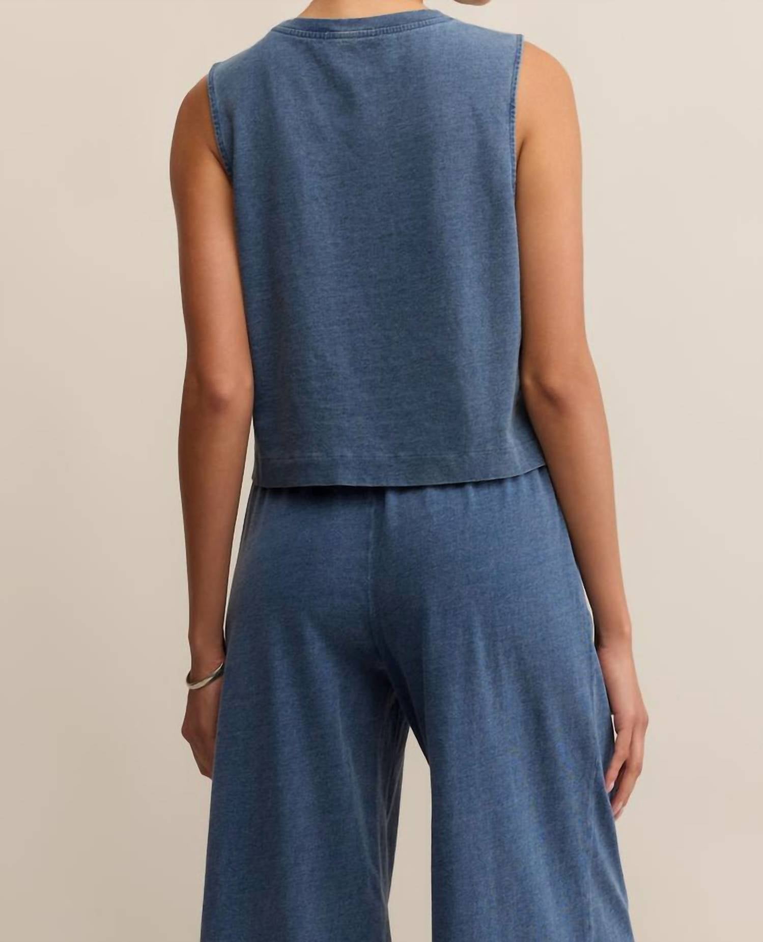 Z Supply - Sloane Jersey Denim Muscle Tank