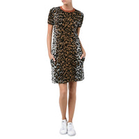 Stella Mccartney - Cheetah Print T-Shirt Dress