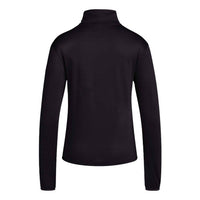 adidas Ladies' Texas Tech Long Sleeve Quarter-zip Knit Jacket in black - women's top - detail view