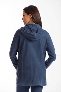 Monica Hooded Draped Cardigan