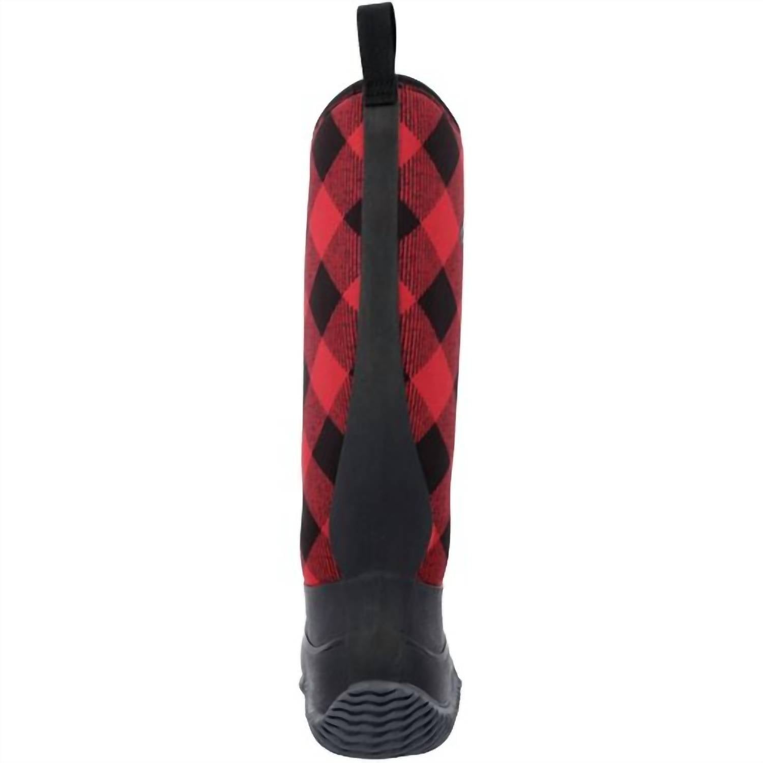 MUCK Women's Hale Boot in black buffalo plaid - women's shoe - view 4