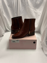 easy spirit WOMEN'S SIDNEY BOOTS in medium brown - women's shoe - detail view