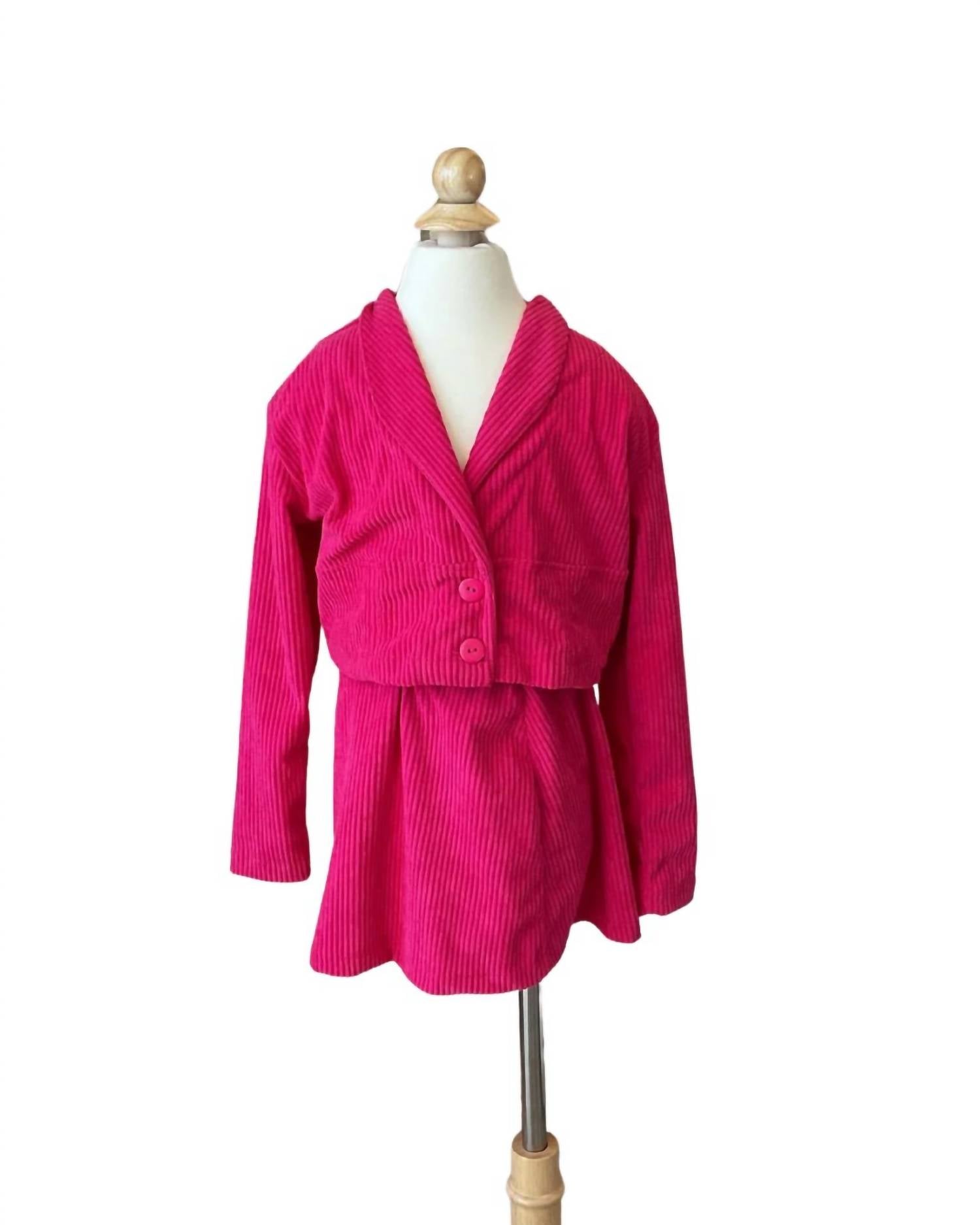 Peixoto - Kids' Amara Cropped Cord Jacket