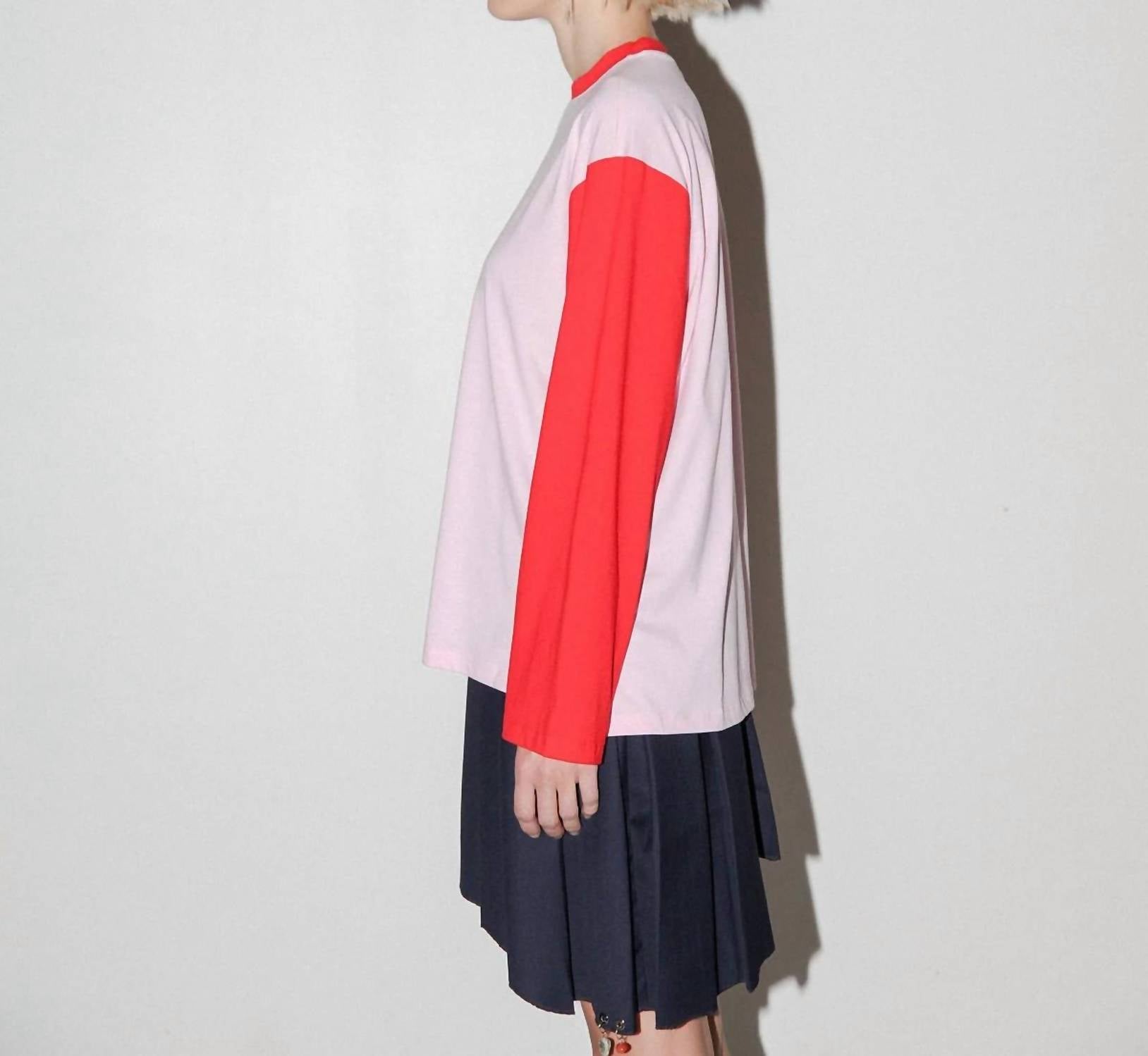Kkco - Contrast Long Sleeve Box Tee