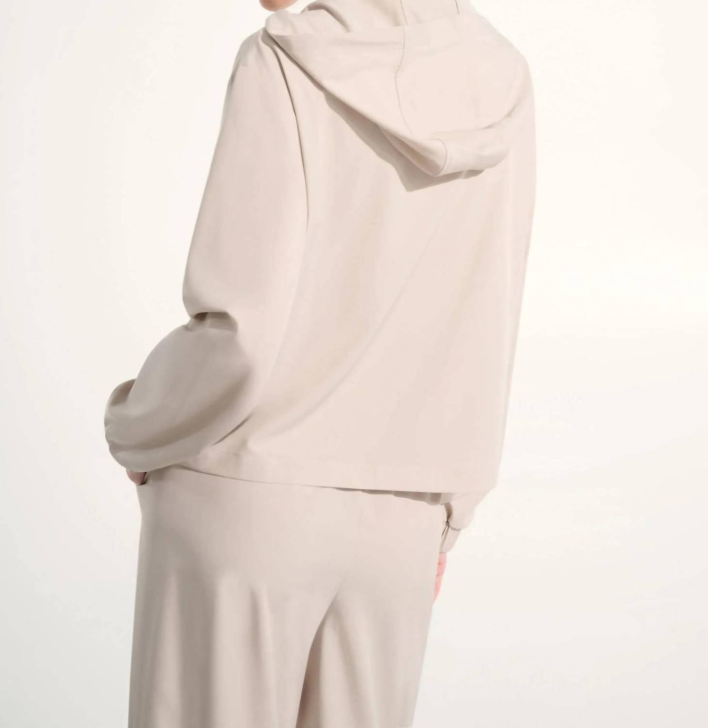 Joseph Ribkoff - Hooded Zip Up Boxy Utility Jacket