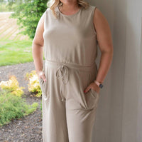 Davi & Dani - Comfort Drawstring Jumpsuit