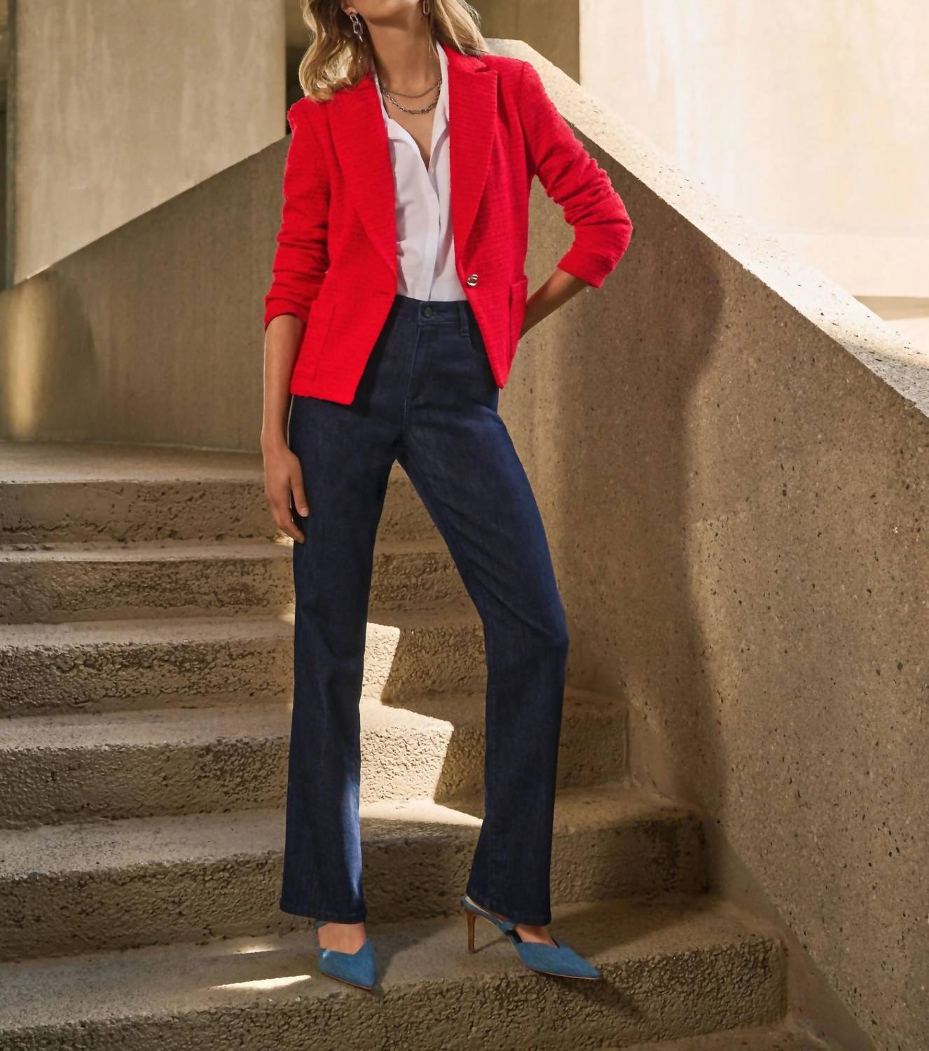 Joseph Ribkoff - Fitted Bouclé Blazer Jacket