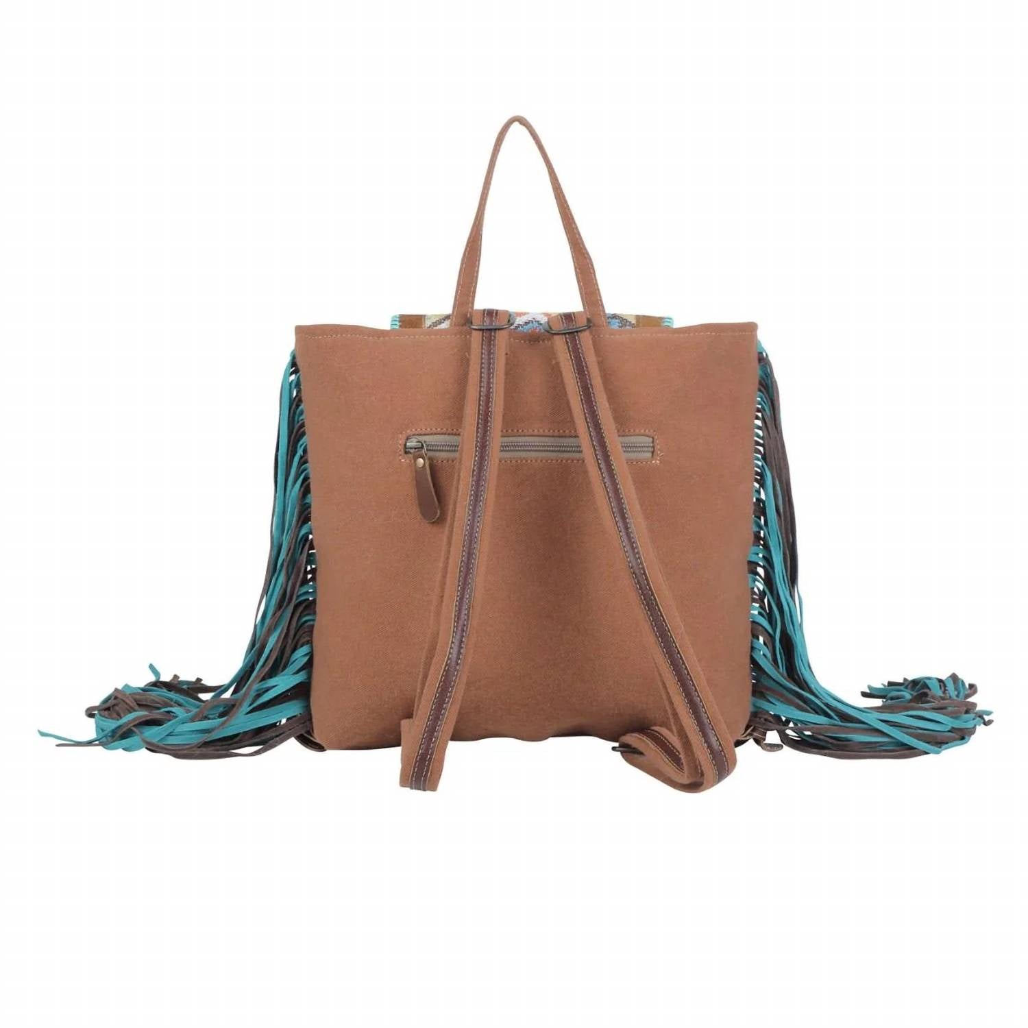 Myra Bag - Women's Handcrafted Southwestern Rug Backpack