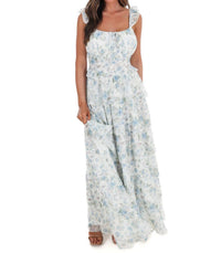 In February - Quiet Detail Floral Maxi Dress