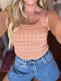 Nikibiki - Double Layered Lace Tank Top