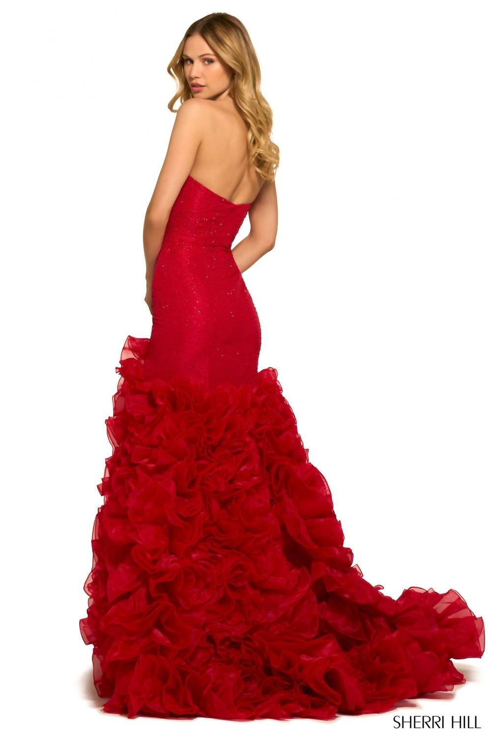 Sherri Hill - Strapless Mermaid Gown
