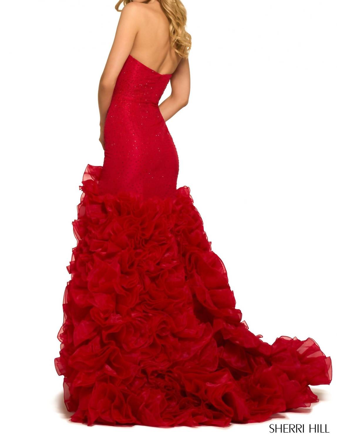 Sherri Hill - Strapless Mermaid Gown
