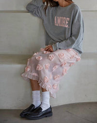 By Together - Amore French Terry Pullover Sweater