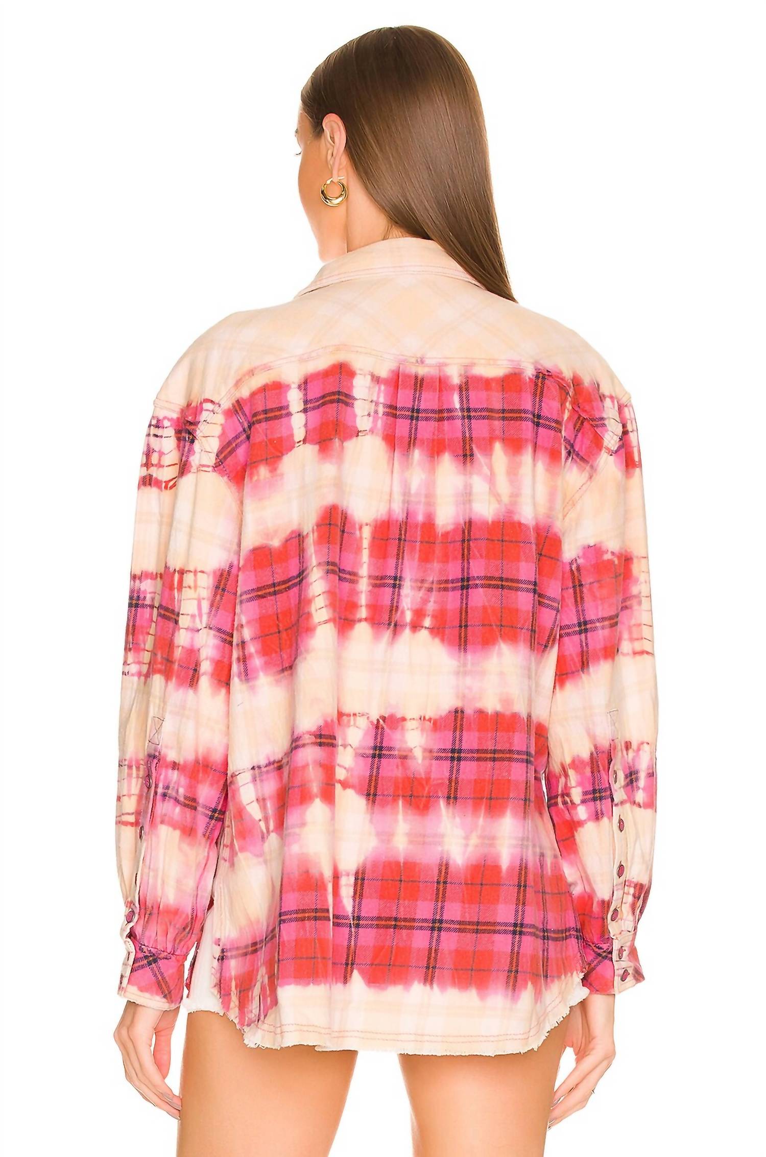 Free People - Boy To The Bone Plaid Top