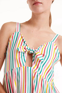 Compania Fantastica - Rainbow Stripe Long Dress