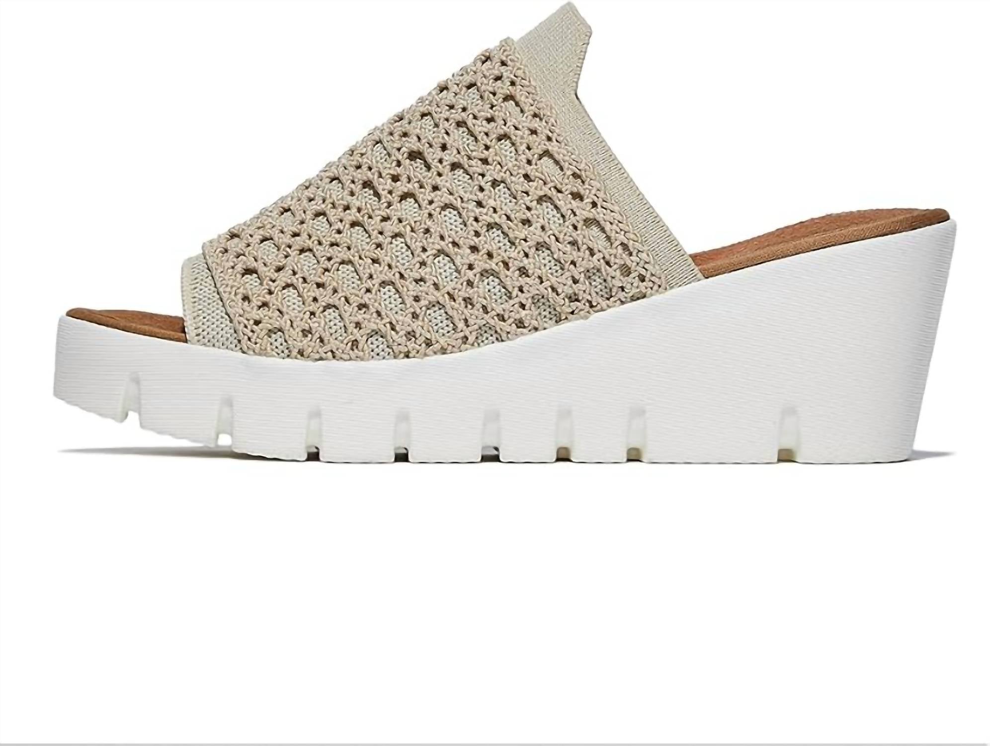 Bernie Mev - Women's Venti Crochet Wedge Sandal