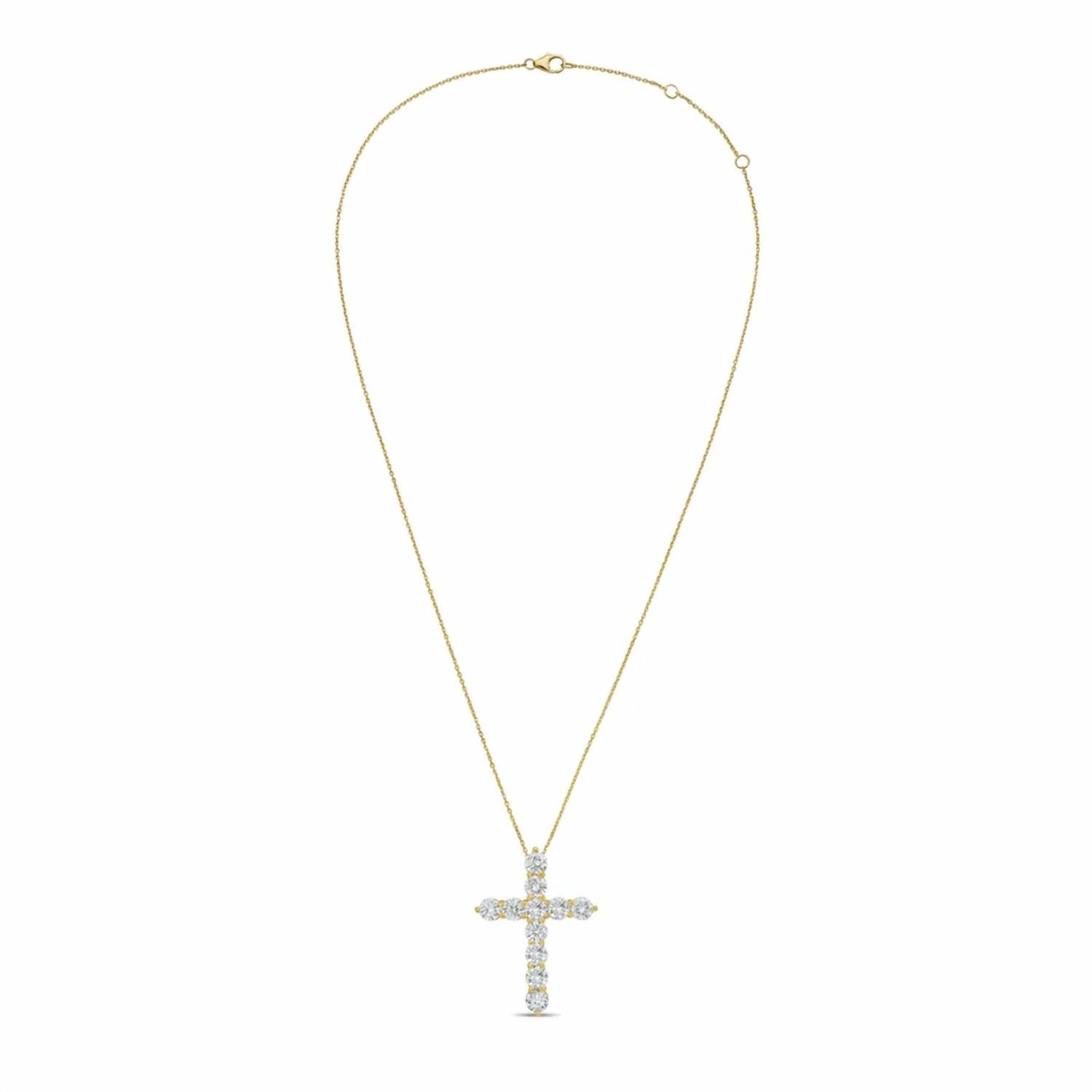 Diana M Jewels - Women's Round Lab-Grown Diamond Pendant Necklace (1.50 Ct) - Petite