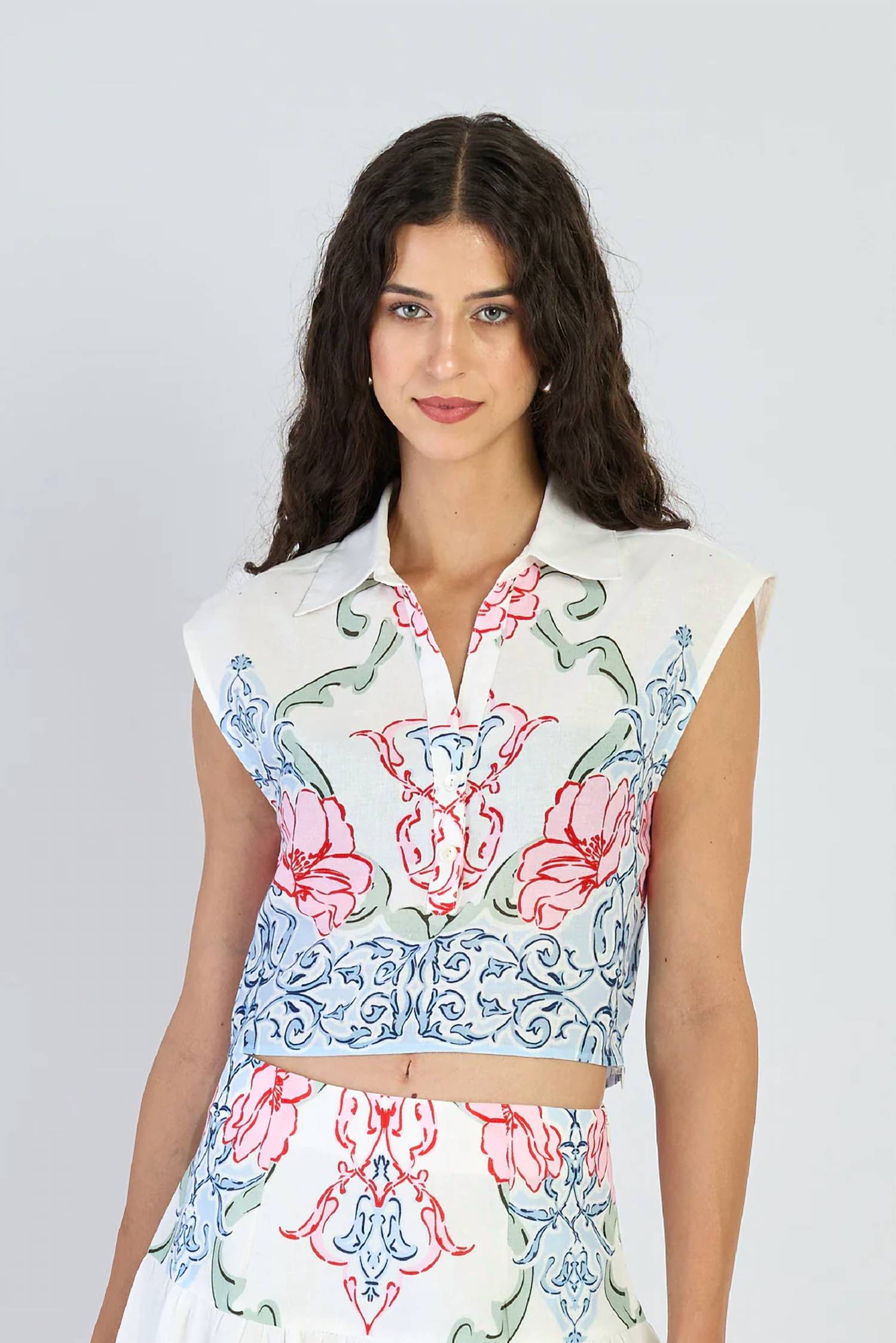 Beyond By Vera - Alba Cropped Top