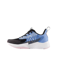 New Balance Kid's Rave Run V2 Shoes in black blue - kids' sneaker - detail view