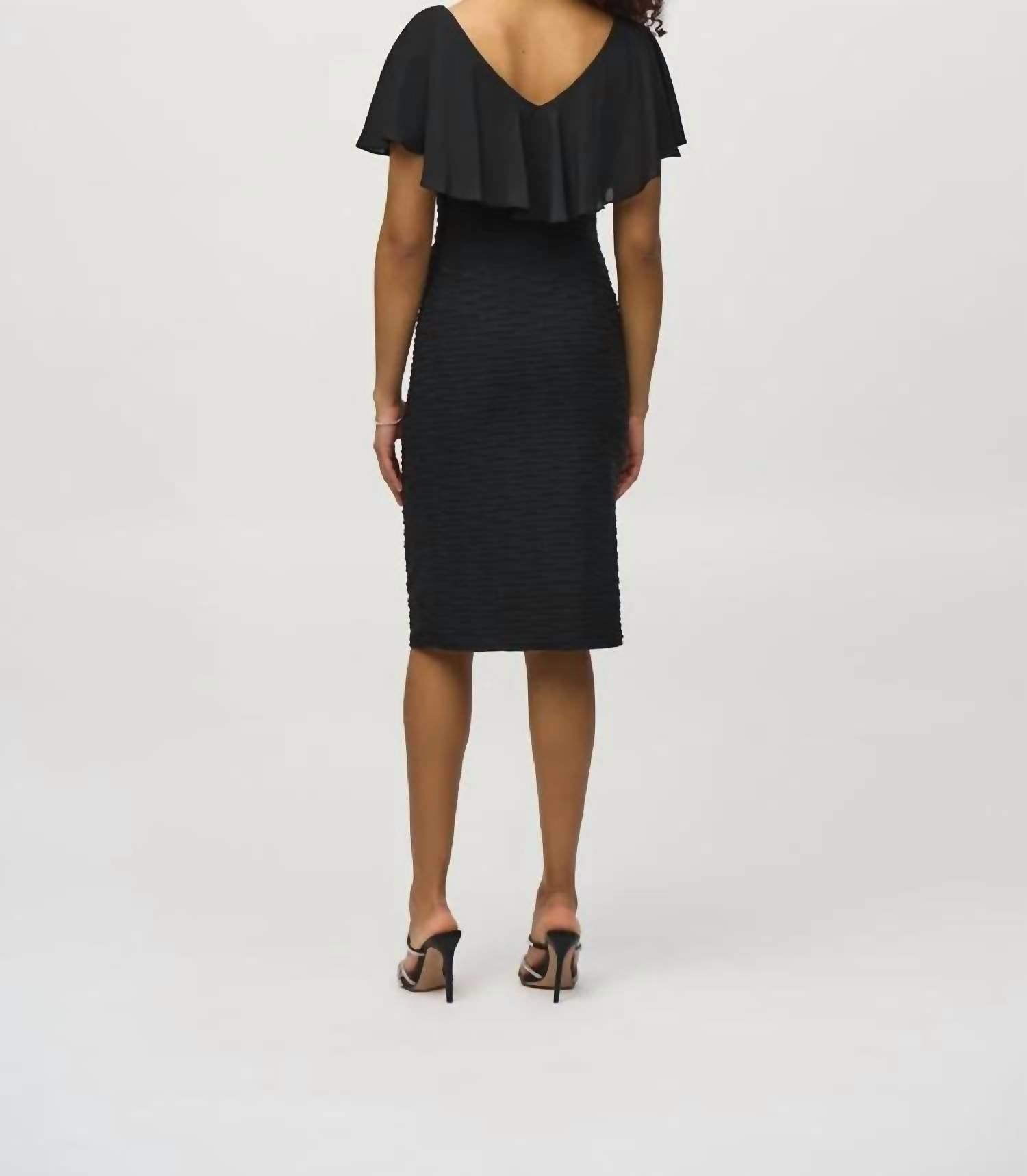 Joseph Ribkoff - Flutter Sleeve Dress