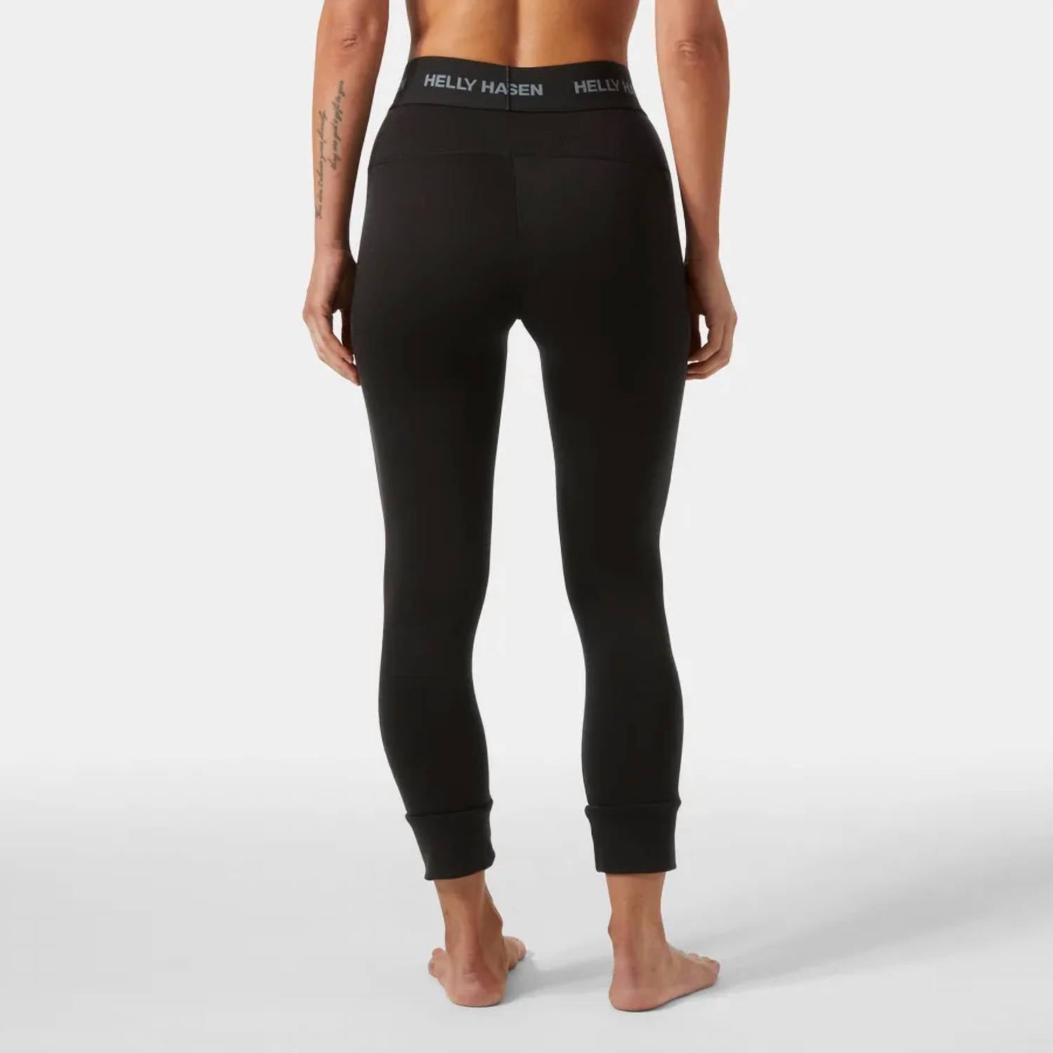 Helly Hansen LIFA Merino 3/4 Pant in black - women's pants - detail view