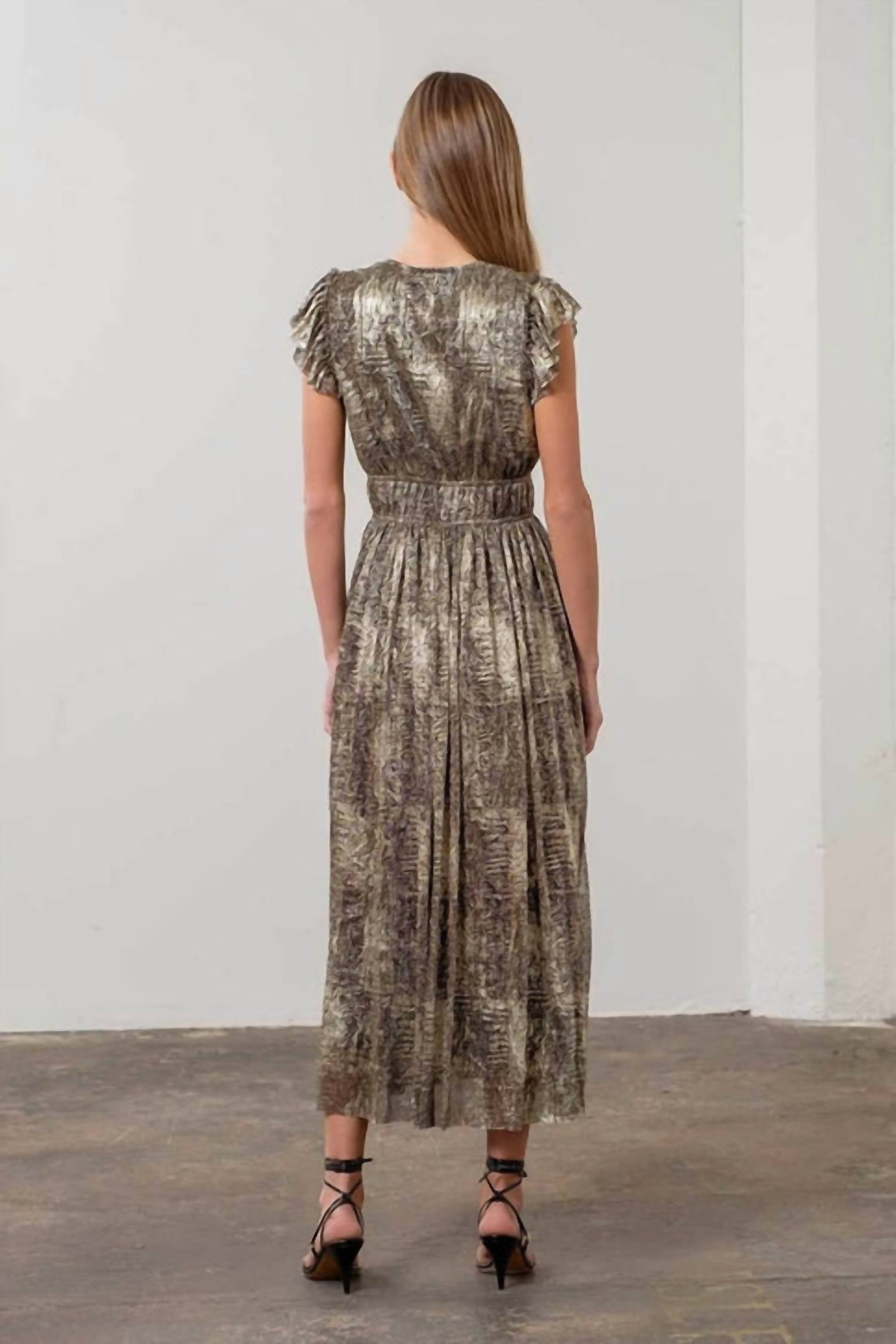 Moon River - Chrissy Metallic Dress
