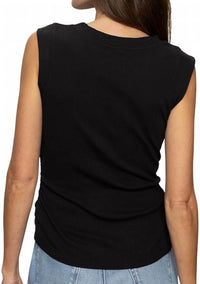 Sanctuary - Ribbed Ruched Tank