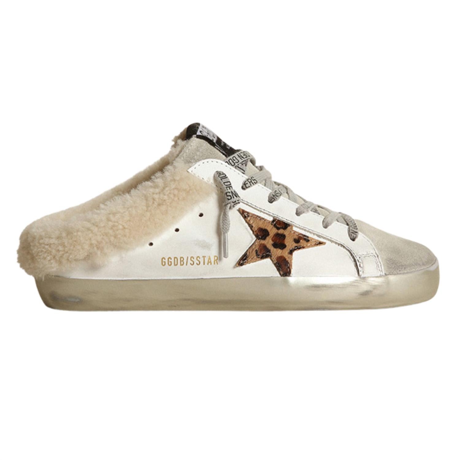 Golden Goose - Women's Sabot Slide-On Shearling Sneakers