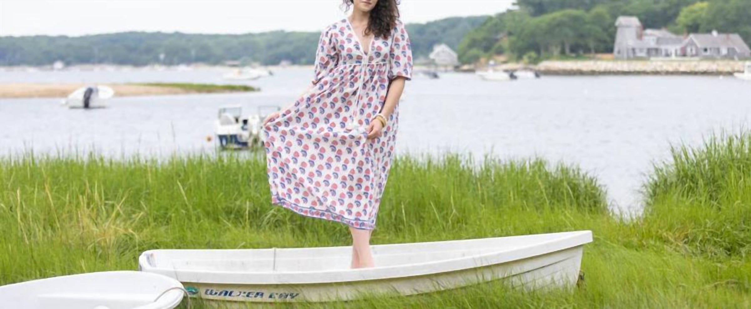 Cosanila - Coastal Maxi Caftan Dress