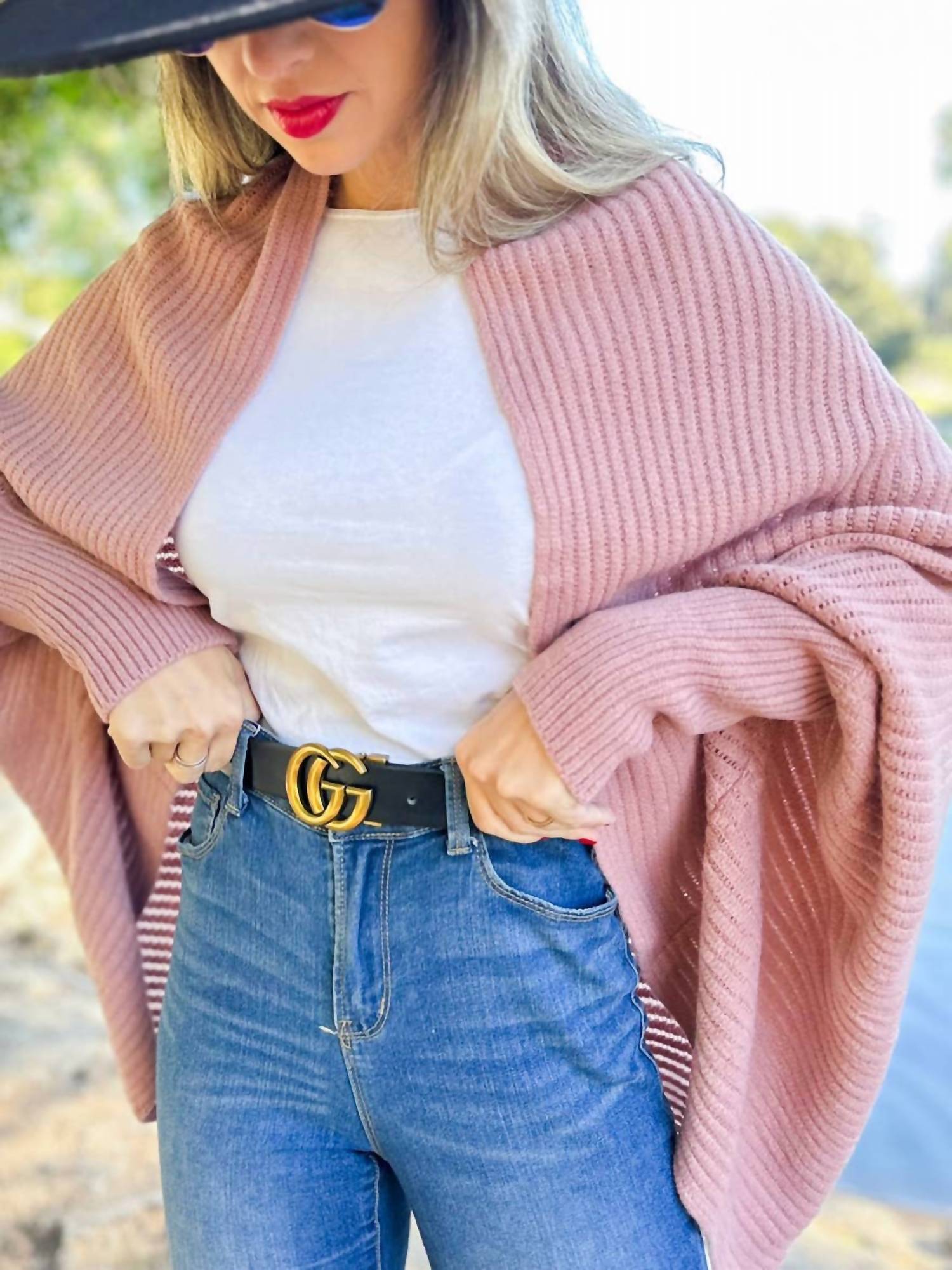 Amoli - Shrug Ribbed Knit Cardigan