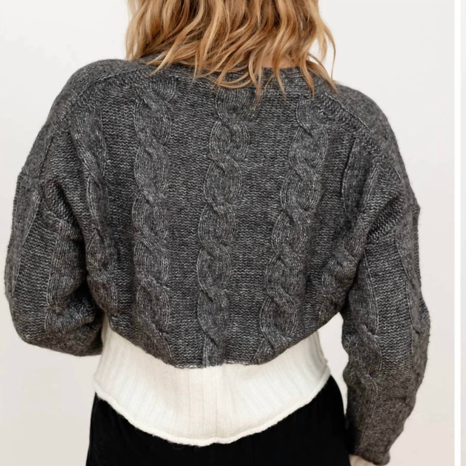 Elan - Color Block Carrie Cardigan Sweater
