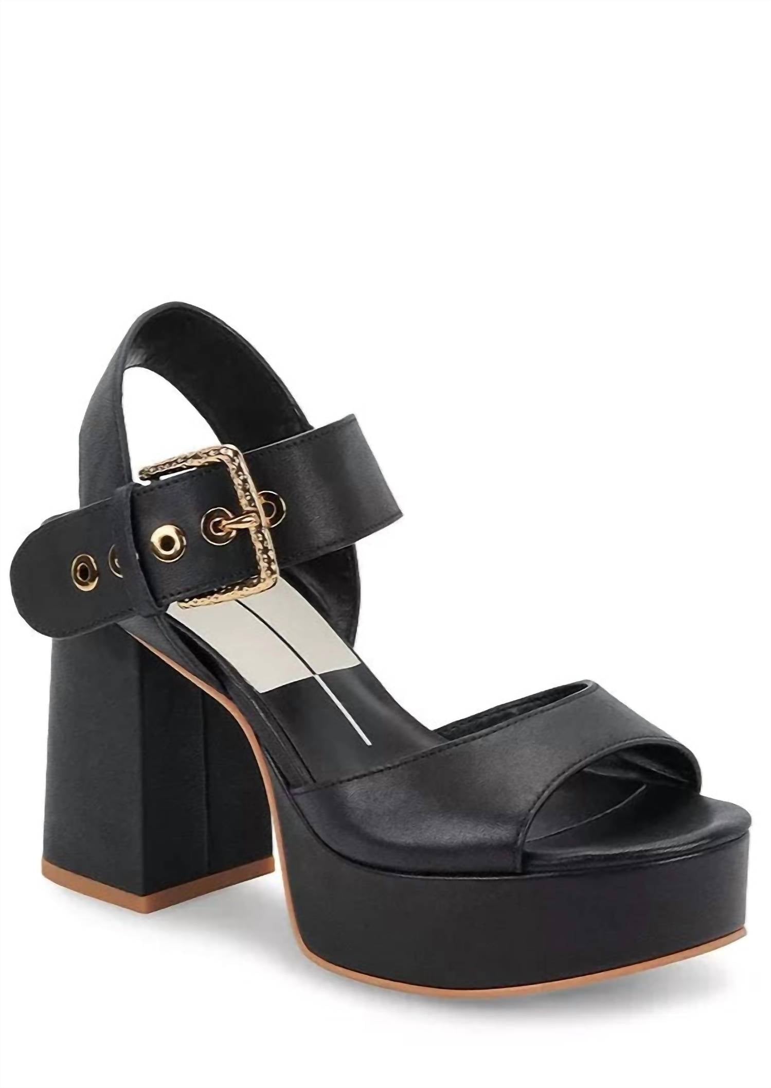 Dolce Vita - Women's Platform Leather Heel Sandal