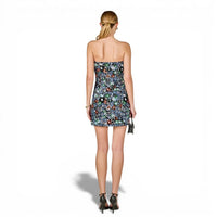 Endless Rose - Floral Sequin Strapless Dress