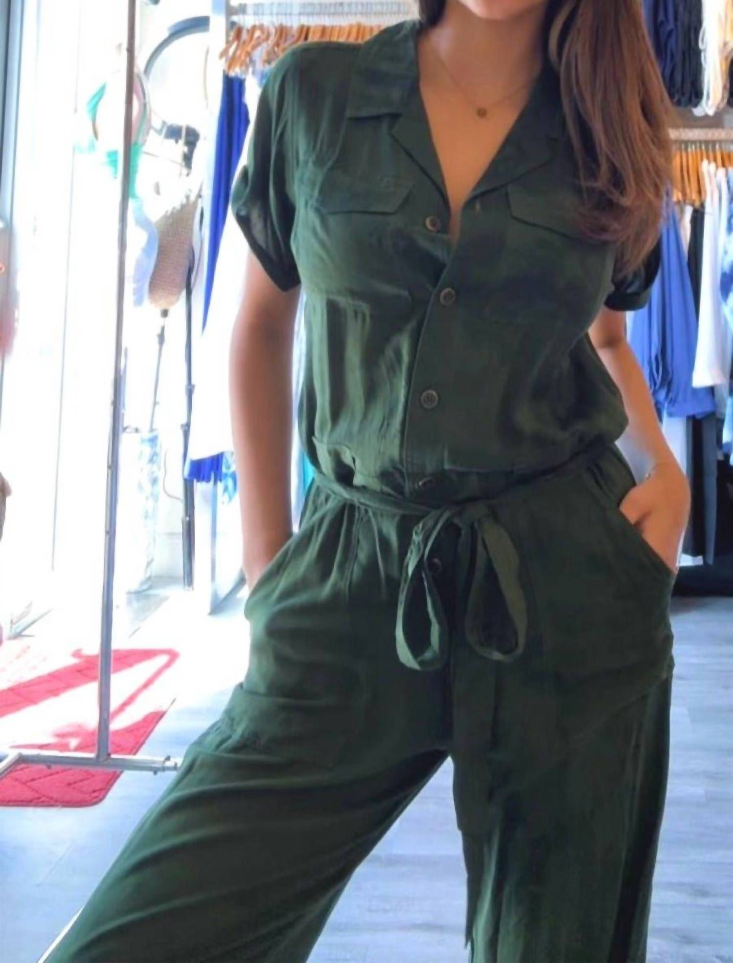 Khush - Bonsai Button-down Jumpsuit