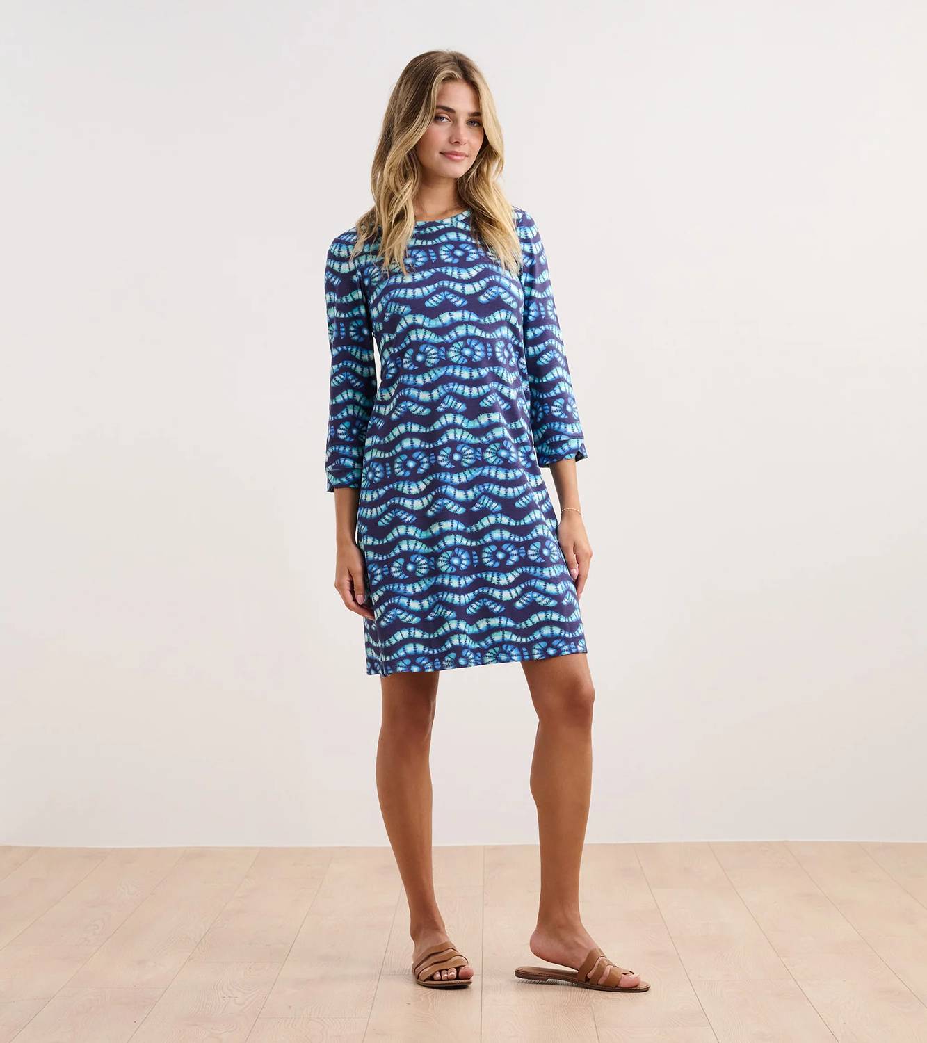 Hatley - Lily Shibori Waves Flare Dress