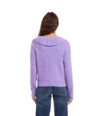 Karen Kane - Ruffle Neckline Cardigan Sweater