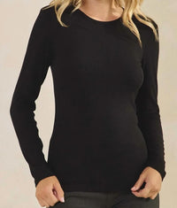 Yelete - Ribbed Long Sleeve Top