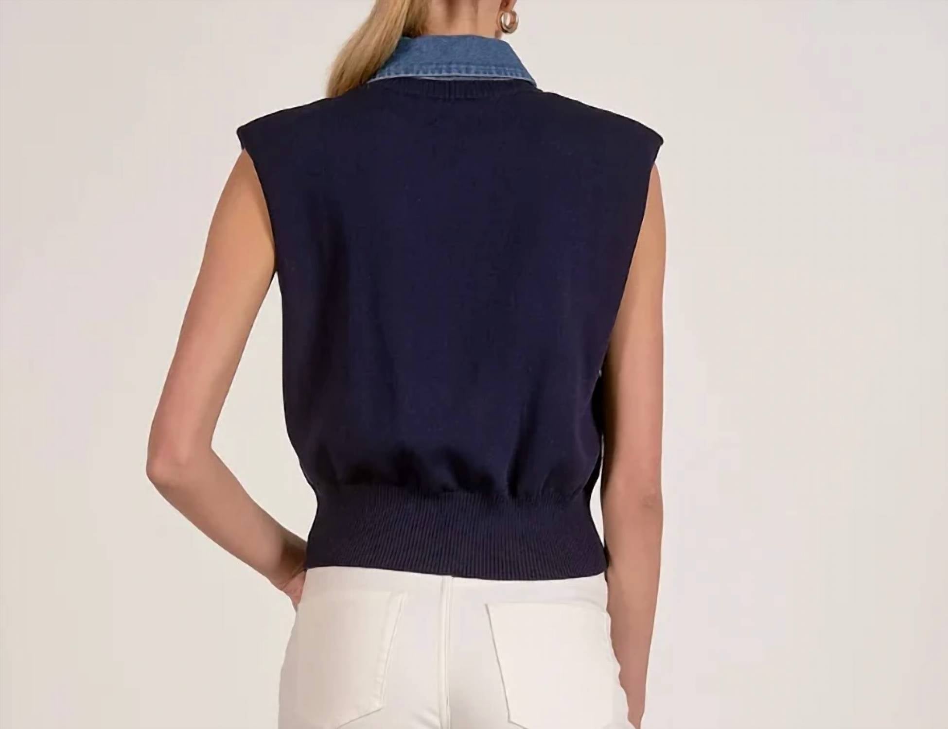 Elan - Giver Of Life Cap-sleeve Sweater
