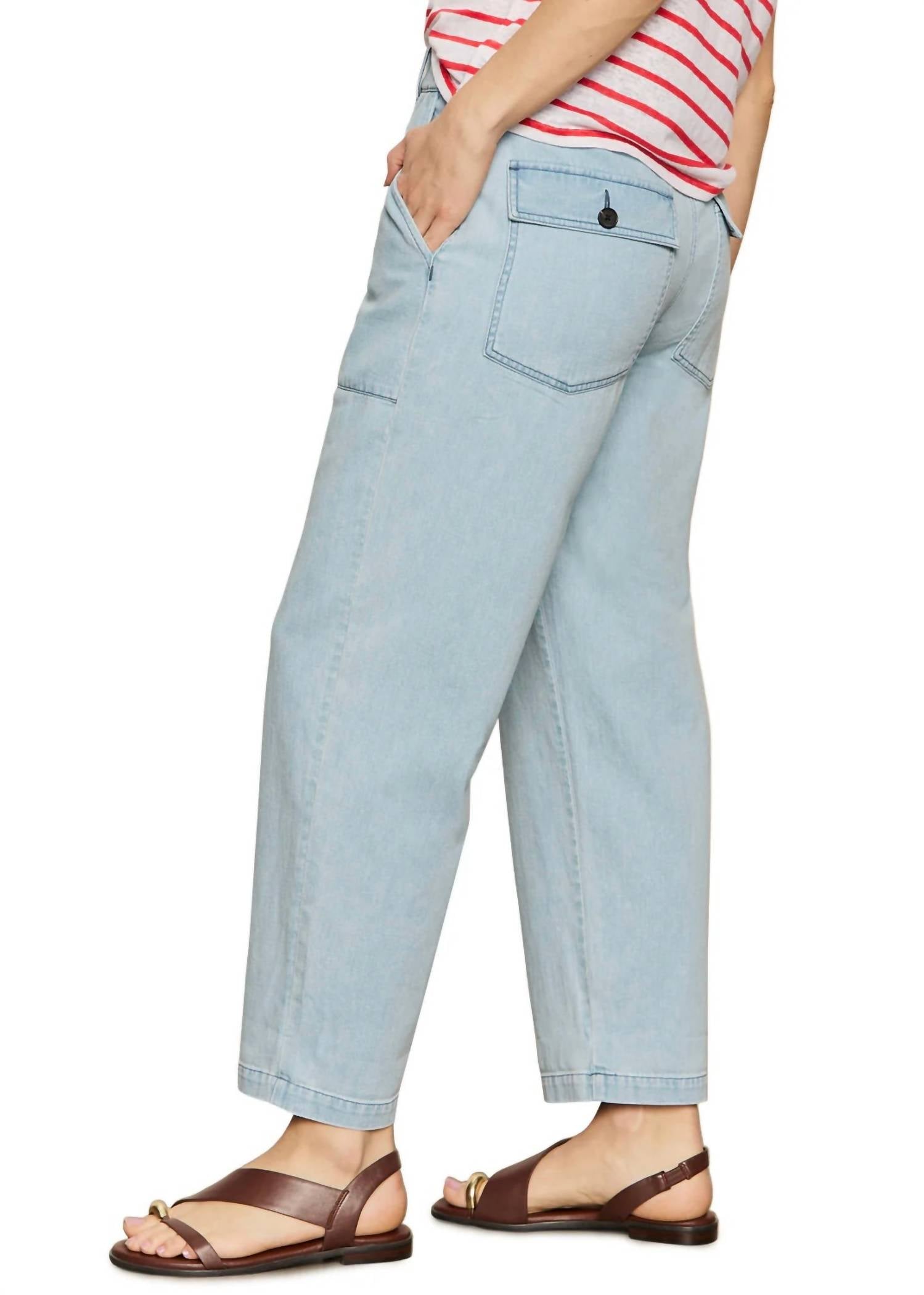 Sanctuary - Relaxed Denim Crusier Pants