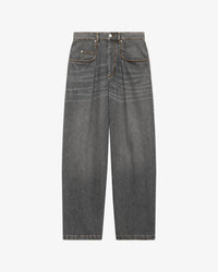 Isabel Marant - Janael High Rise Loose Fit Jeans