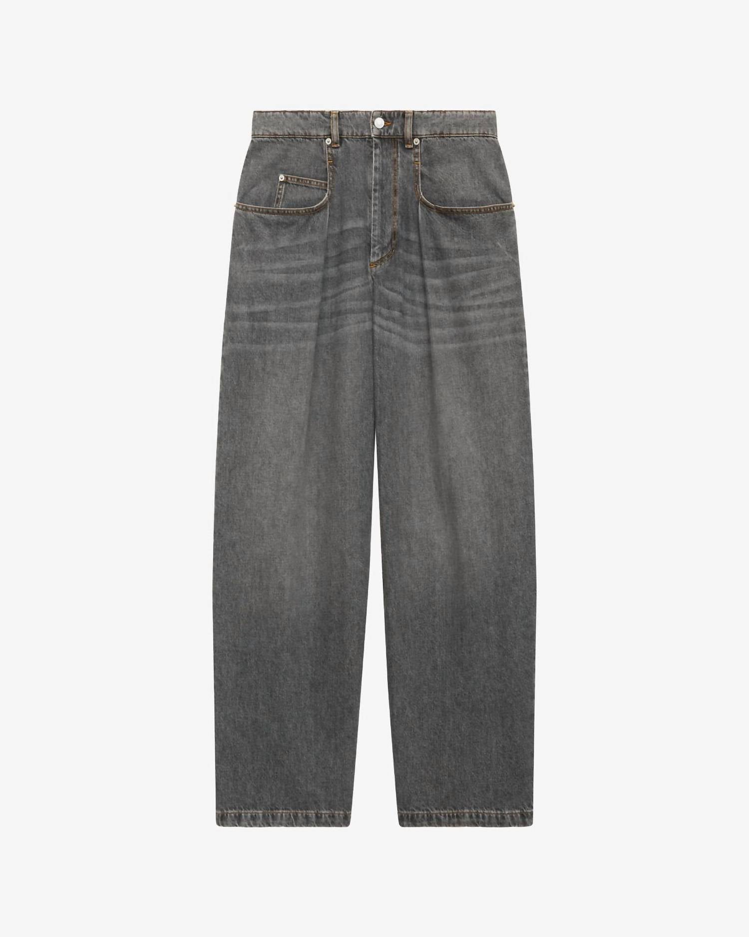 Isabel Marant - Janael High Rise Loose Fit Jeans