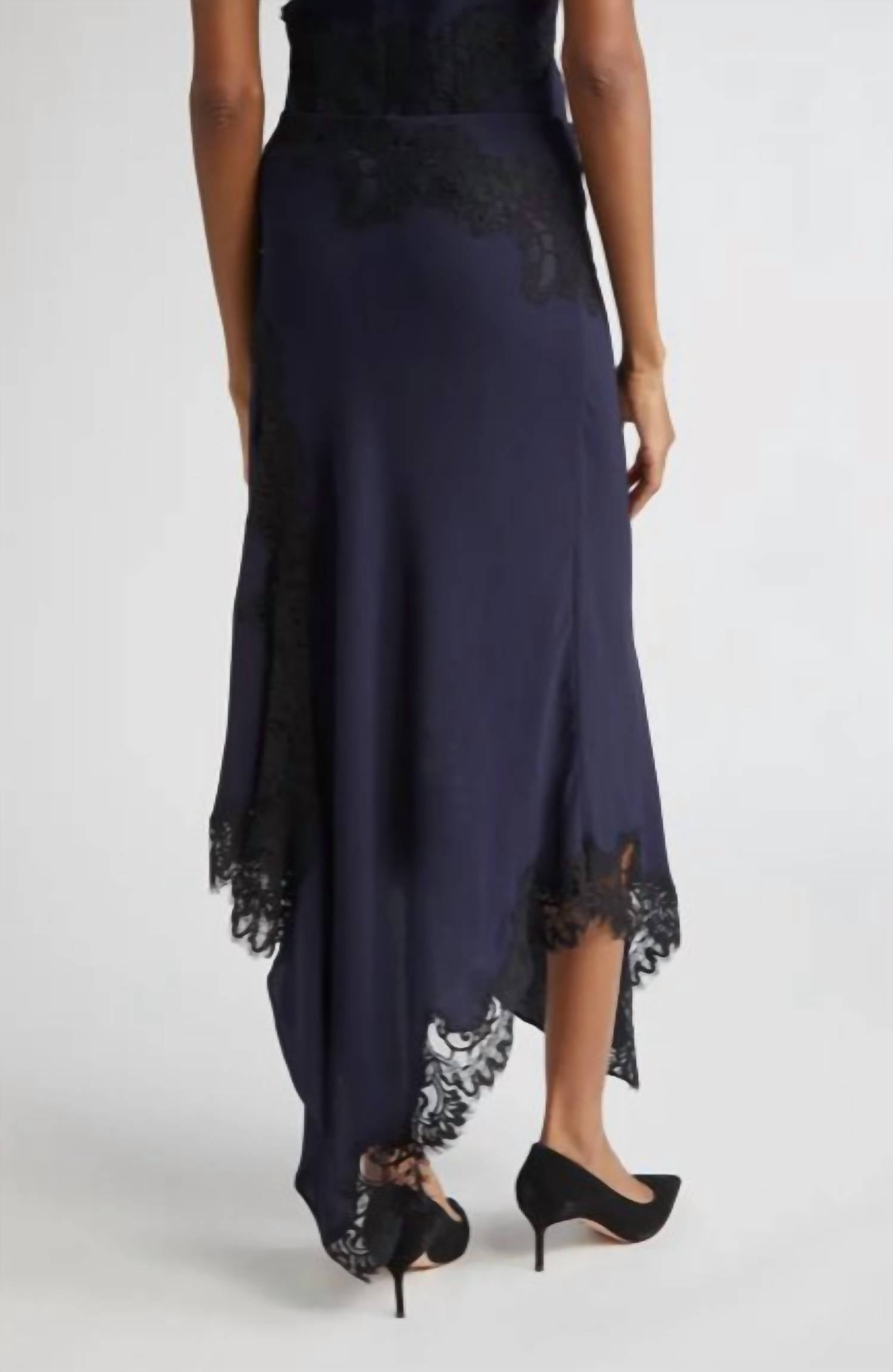 Veronica Beard - Hartley Asymmetrical Lace Skirt