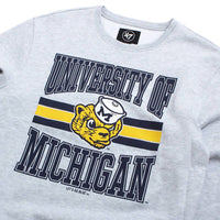 ’47 - Women's Wolverines Letters Headline Crew Relay Sweater