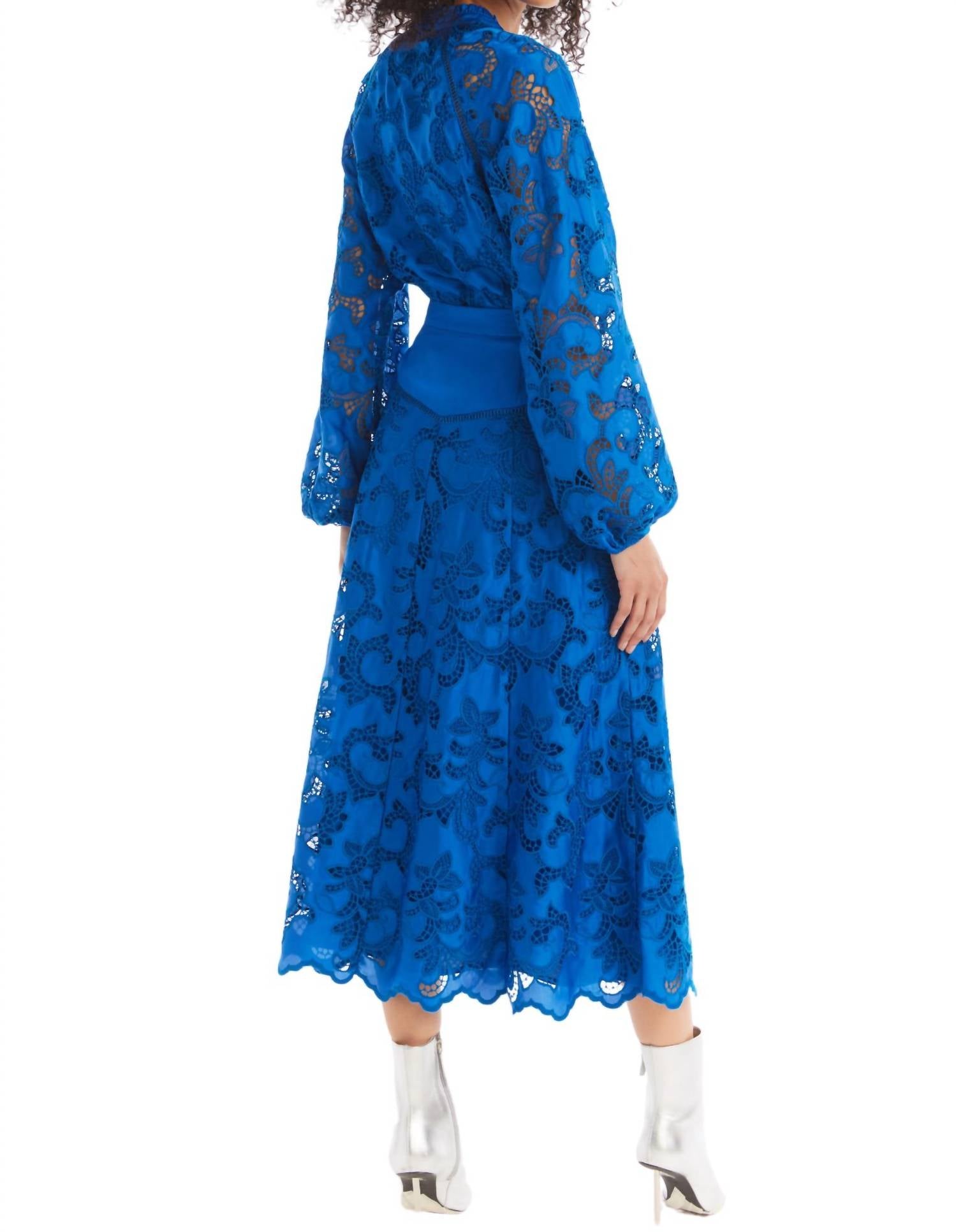 ALLISON NEW YORK Adeline Blouse in cobalt - women's blouse - view 5