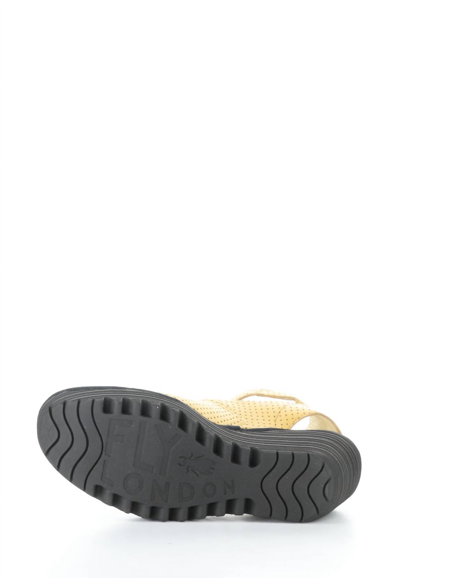 Fly London - Women's Yala376fly Perf Wedge Sandal