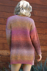 Angie - Sunset Ombre Soft Cardigan